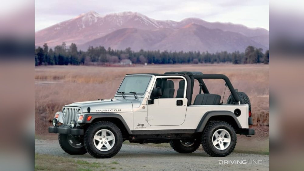 how long is a 2 door jeep