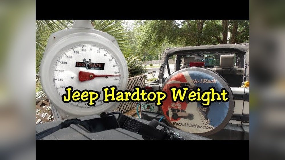 how much does a jeep hard top weigh