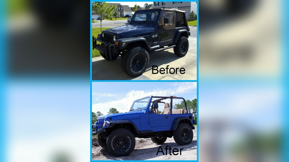 how much does it cost to repaint a jeep