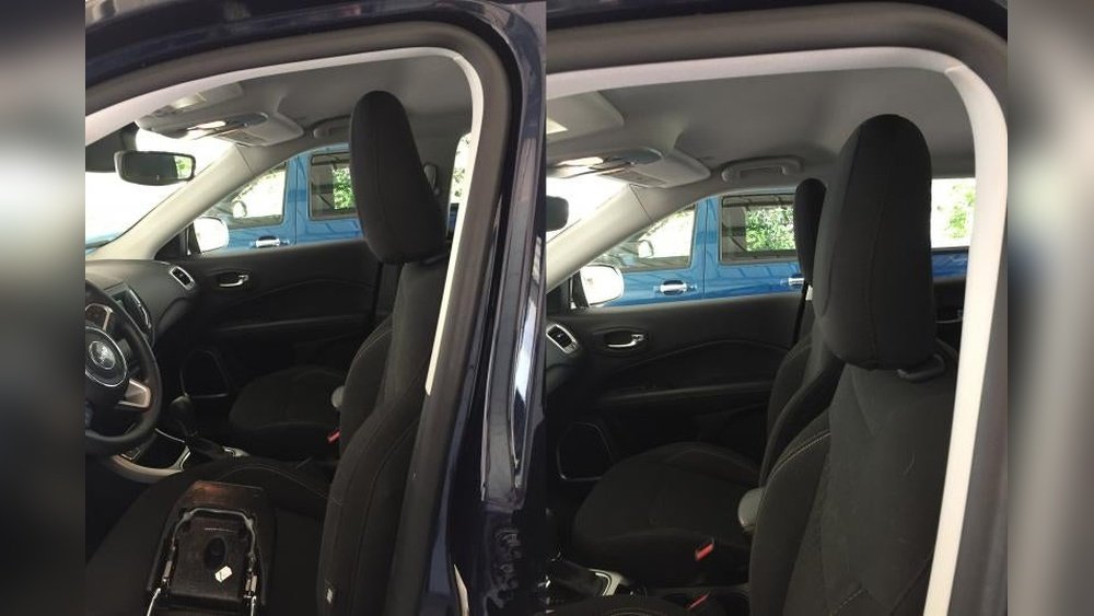 how to adjust headrest in jeep compass