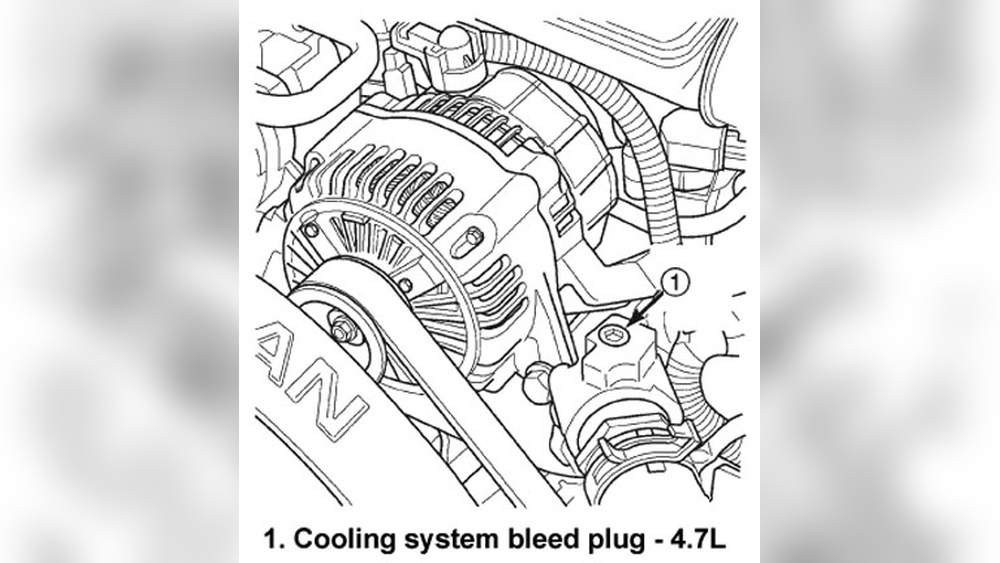 how to bleed coolant system jeep grand cherokee