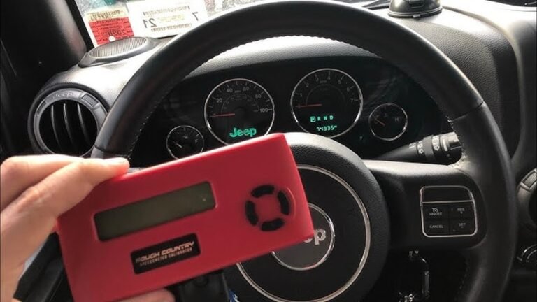 How To Calibrate Speedometer On Jeep Wrangler: Step-by-Step Guide
