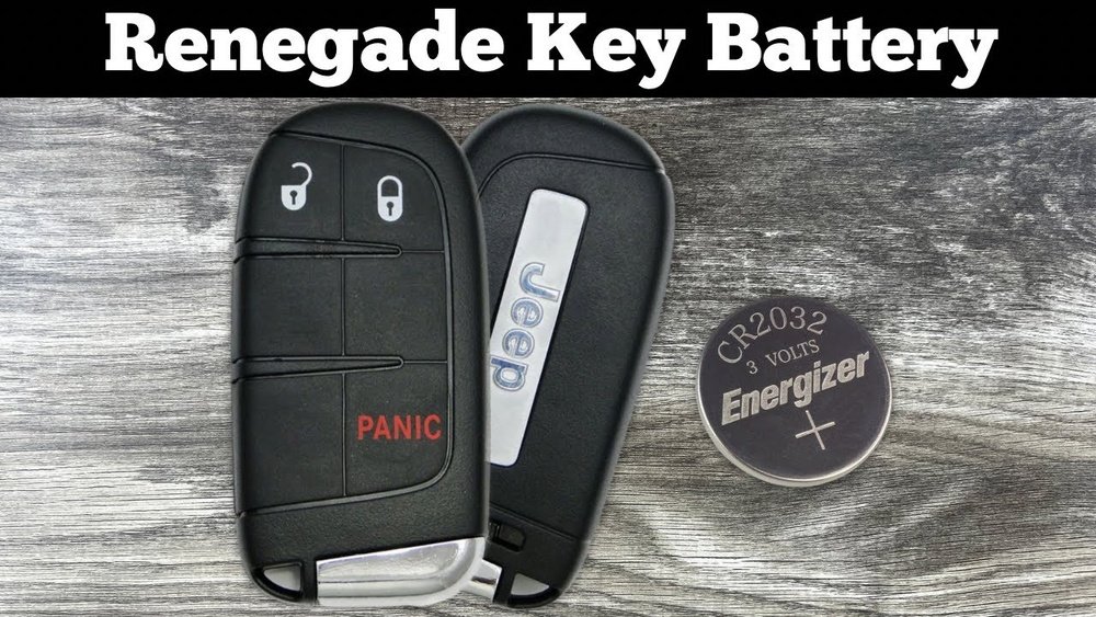how to change battery jeep renegade key fob