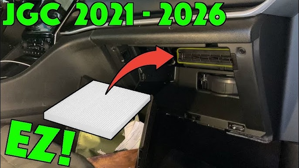 how to change cabin filter jeep grand cherokee