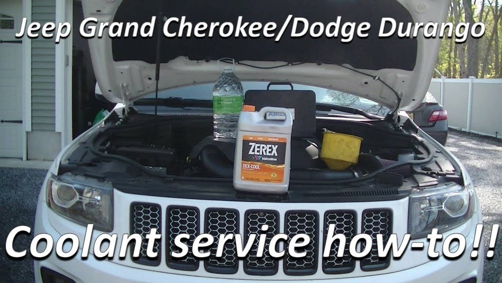 how to change coolant in jeep grand cherokee