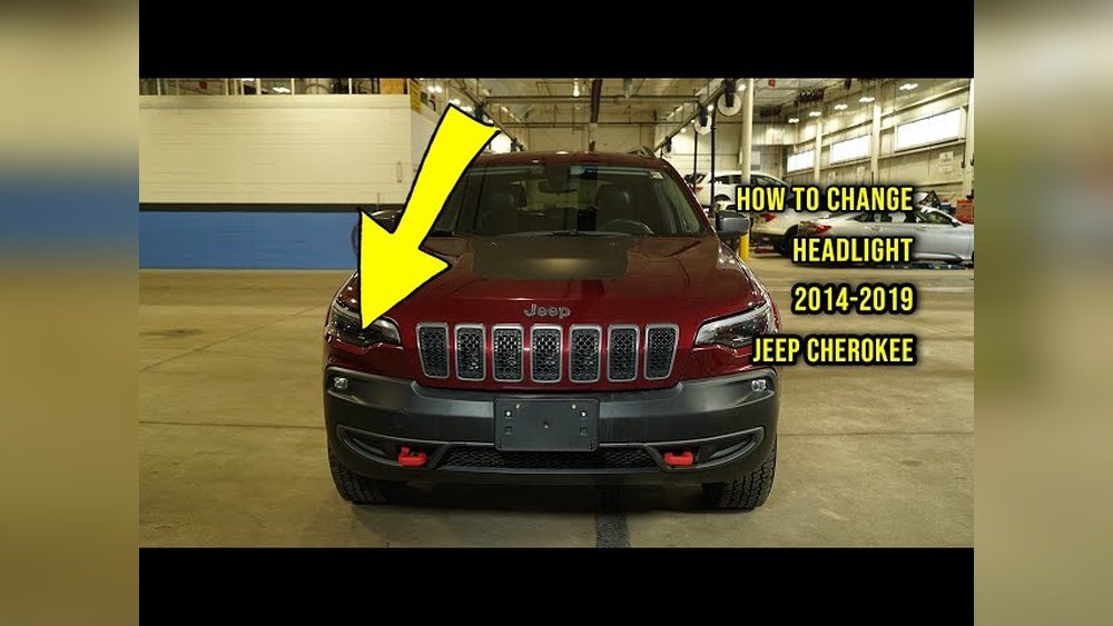 how to change headlight 2015 jeep cherokee