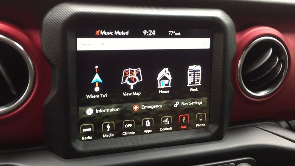 how to change home on jeep navigation