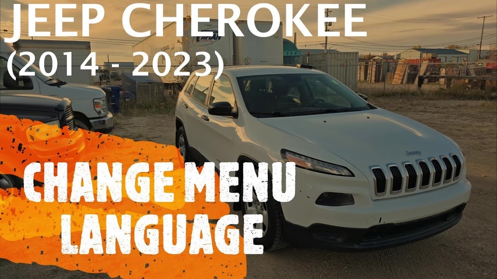how to change language in jeep cherokee