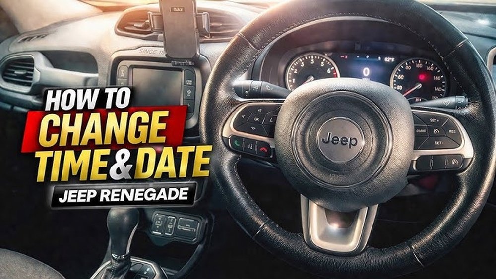 how to change time on jeep renegade 2016