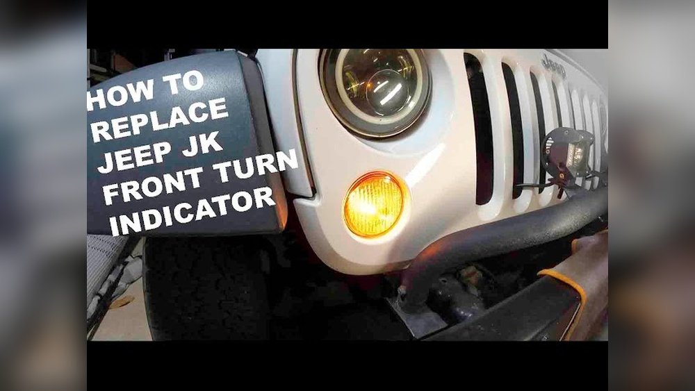 how to change turn signal bulb jeep wrangler