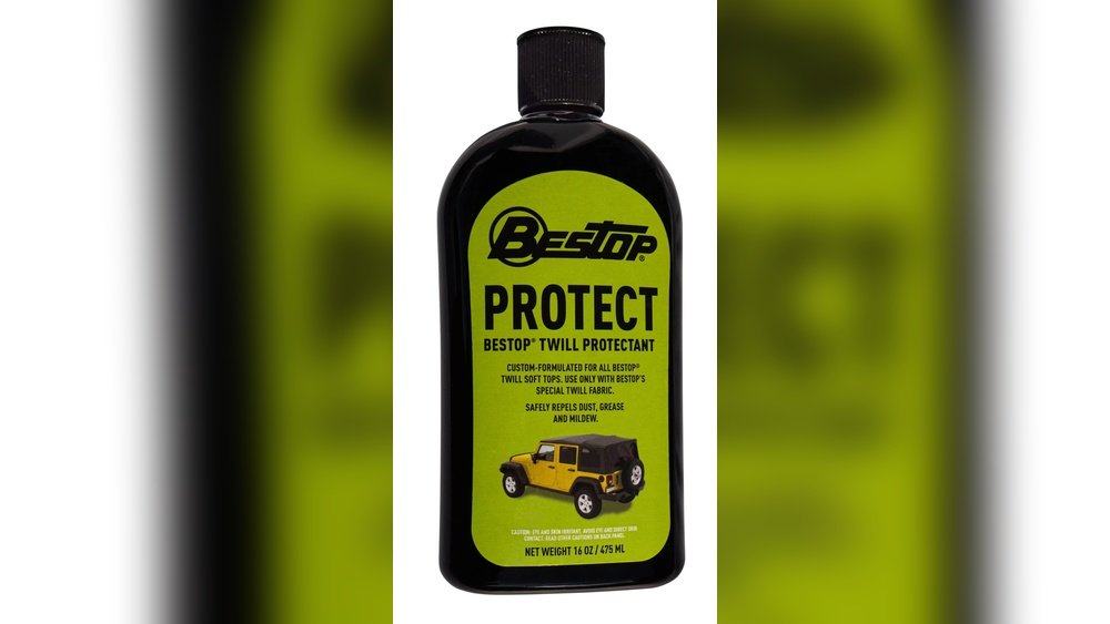 how to clean jeep twill soft top