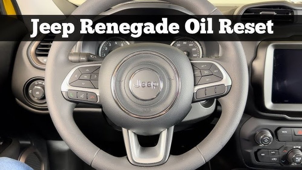 how to clear oil change light jeep renegade