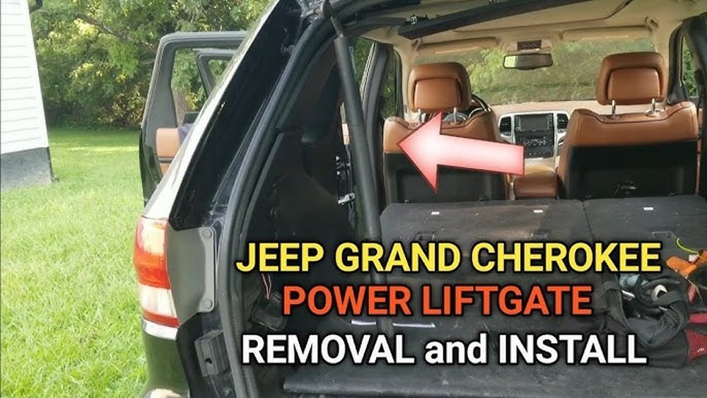 how to close jeep grand cherokee trunk
