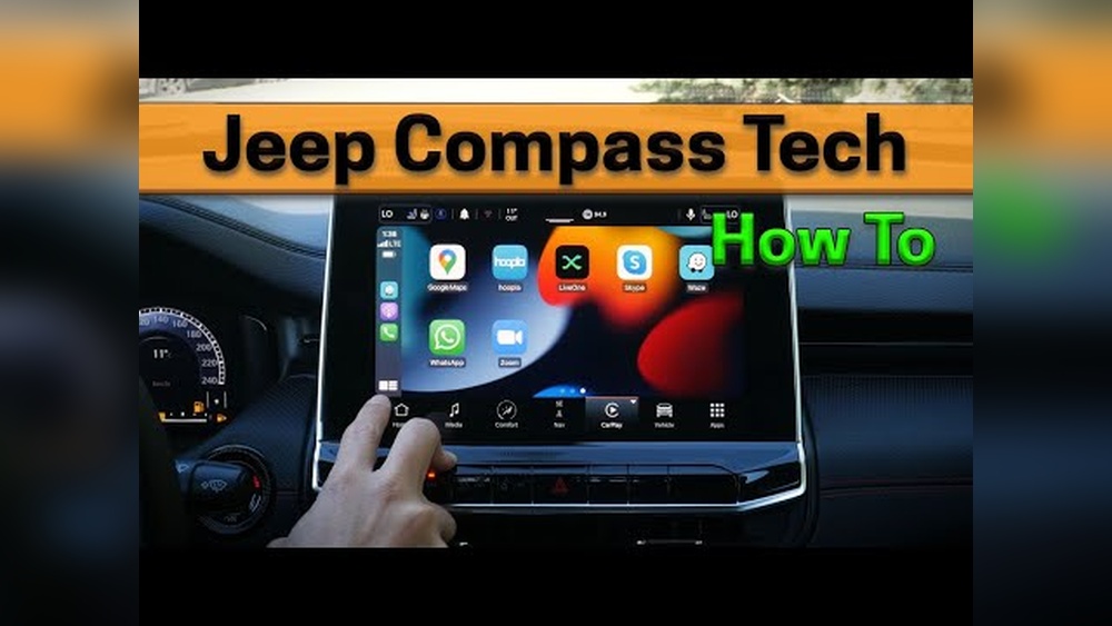 how to connect iphone to jeep compass