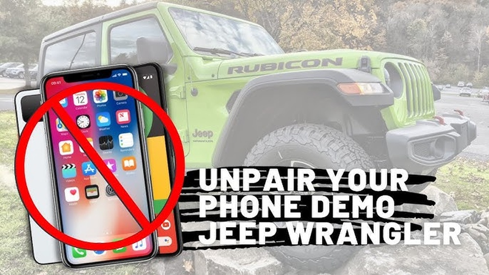 how to delete phone from jeep wrangler