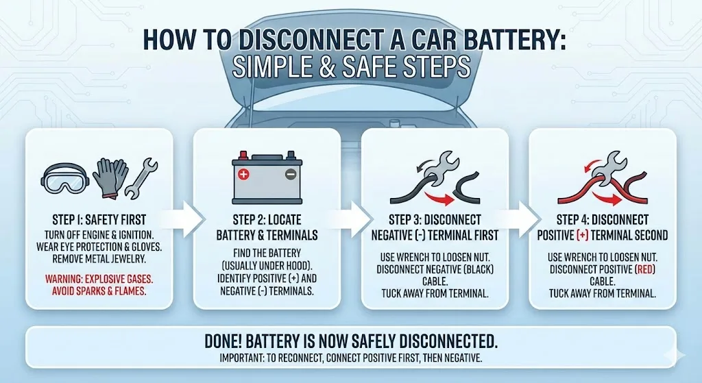 How To Disconnect Jeep Battery: Step-by-Step Guide