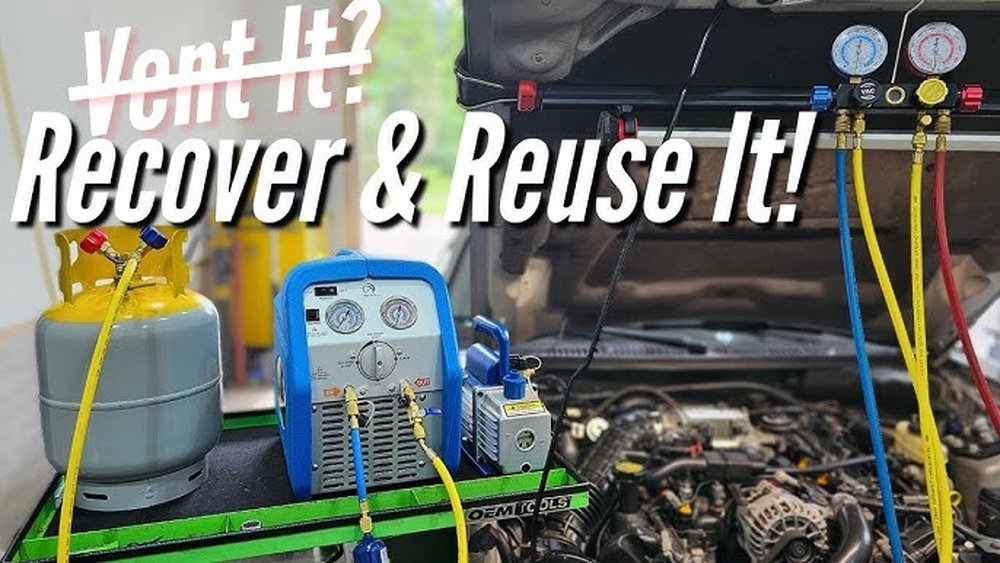 how to drain auto ac system