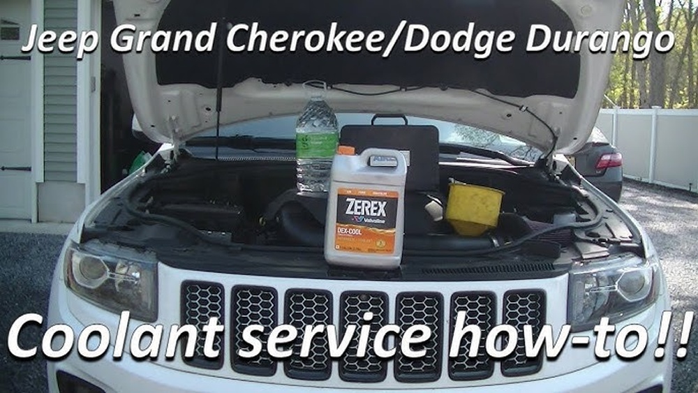 how to drain coolant jeep grand cherokee