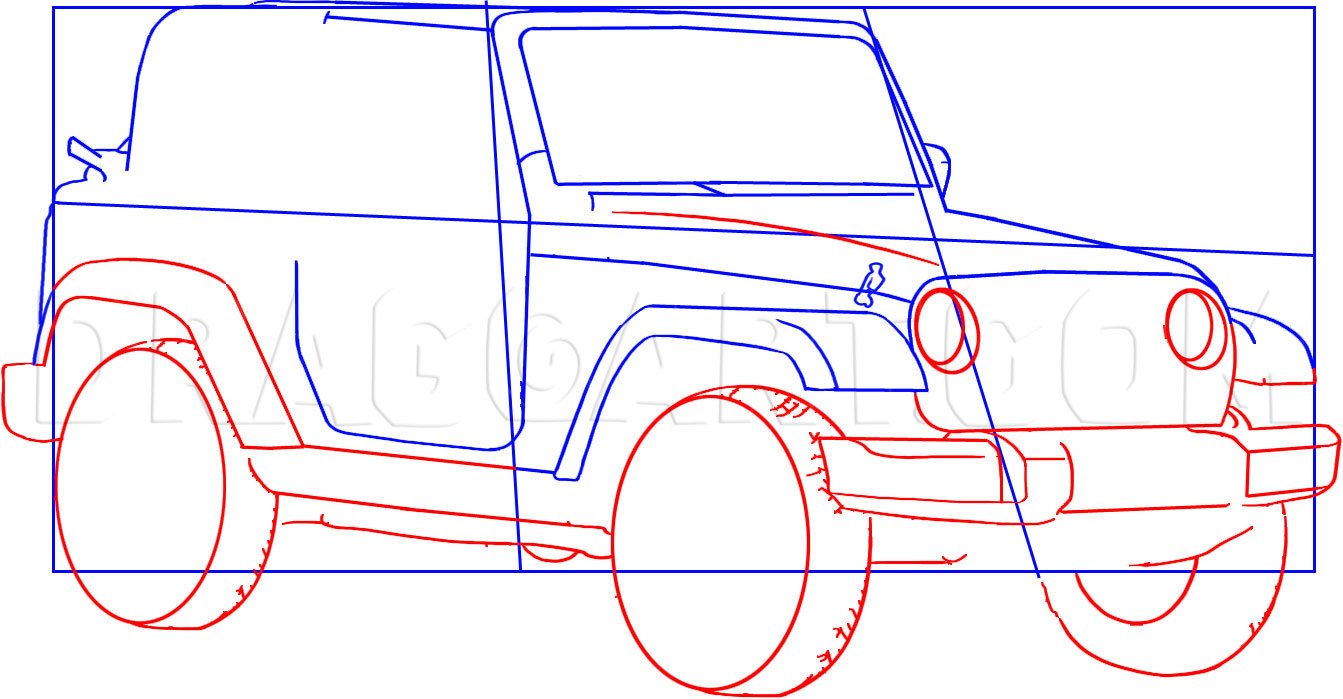 How To Draw A Jeep Wrangler: Step-by-Step Guide for Beginners How To Draw A Jeep Wrangler: Step-by-Step Guide for Beginners