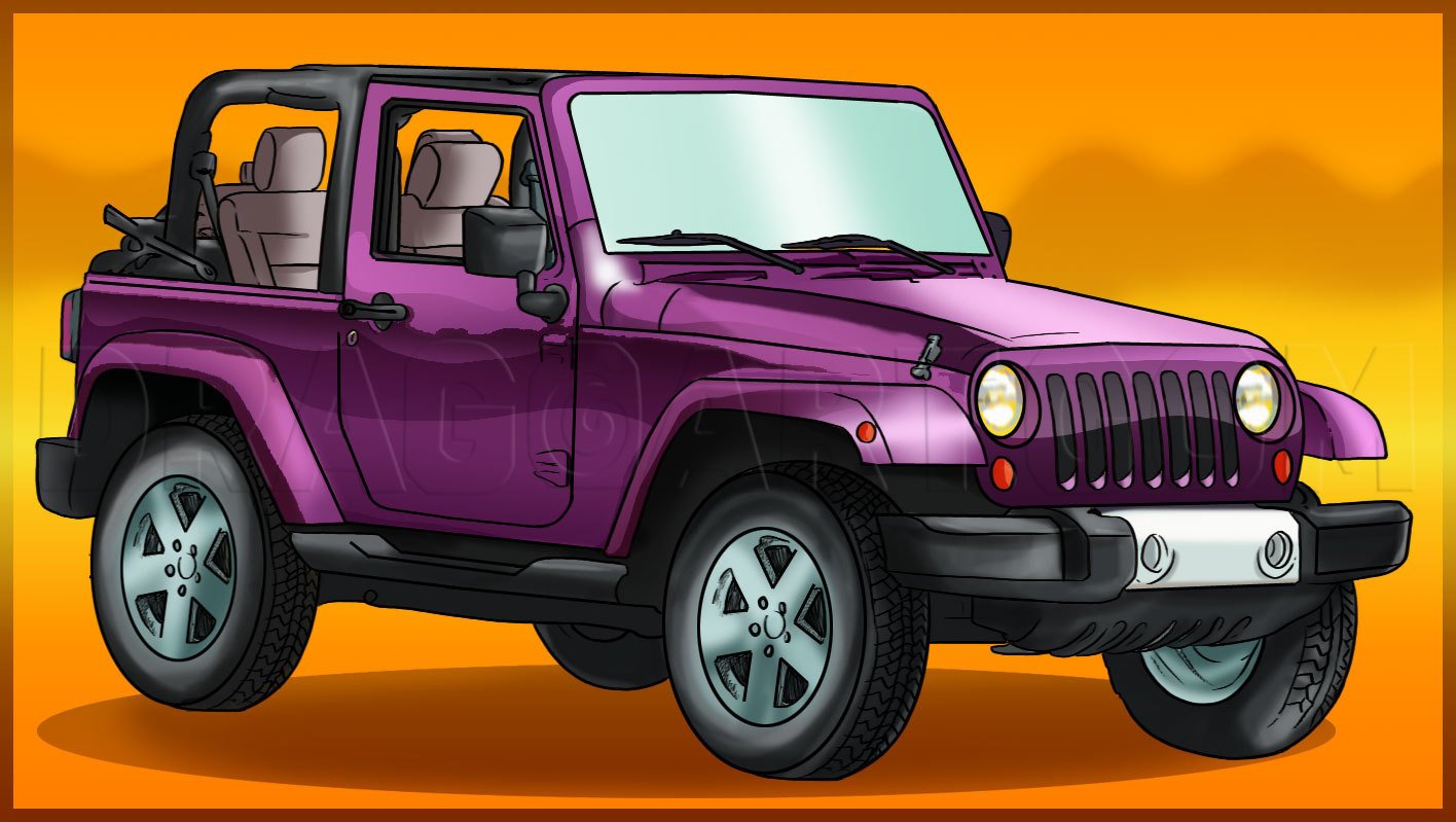 How To Draw A Jeep Wrangler Easy: Step-by-Step Guide for Beginners
