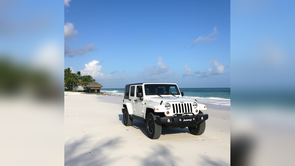 how to drive a jeep on the beach