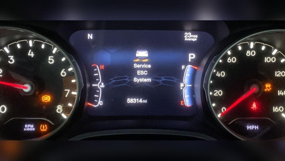 how to fix service esc system jeep compass