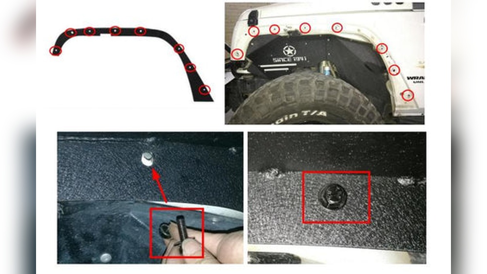 how to install jeep fender flares