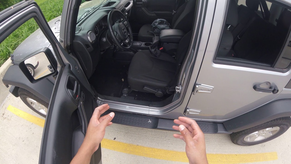 how to lean seat back in jeep wrangler