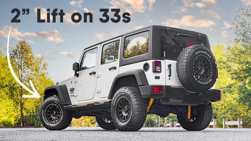 how to lift a jeep wrangler 2 inches