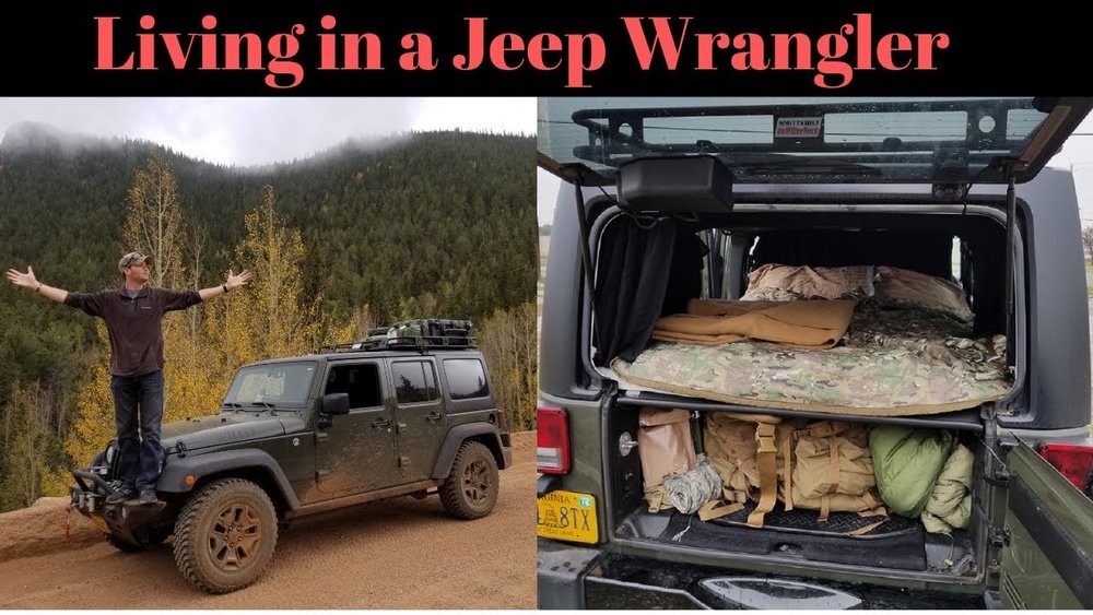 how to live in a jeep wrangler