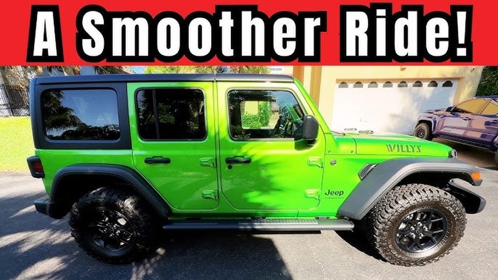 how to make my jeep ride smoother