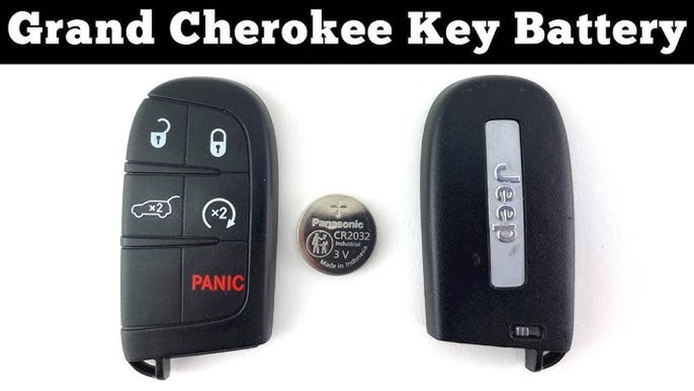 how to open a jeep cherokee key fob