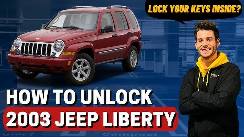 how to open a locked jeep liberty