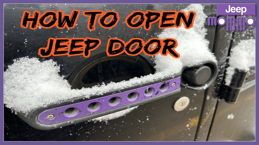 how to open jeep door