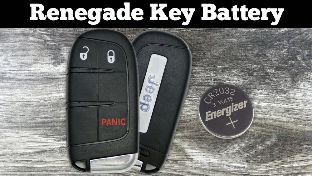 how to open jeep renegade key fob