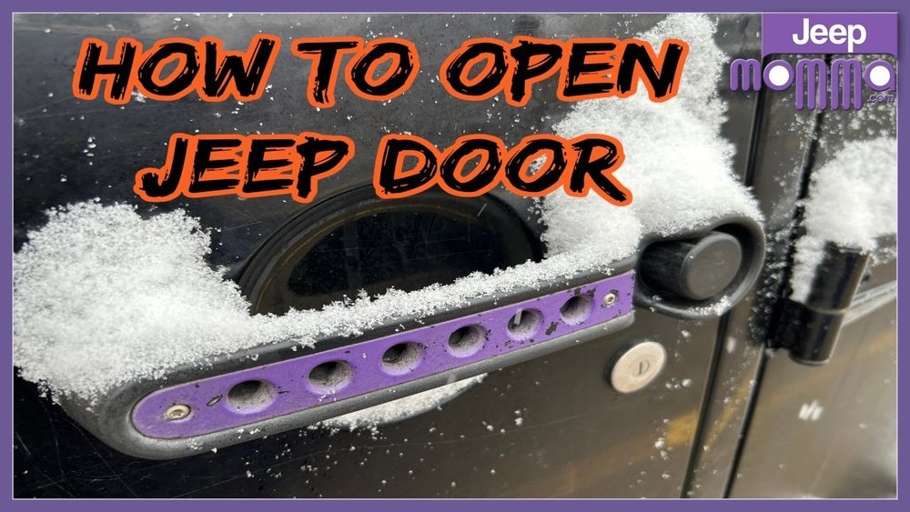 how to open jeep wrangler door