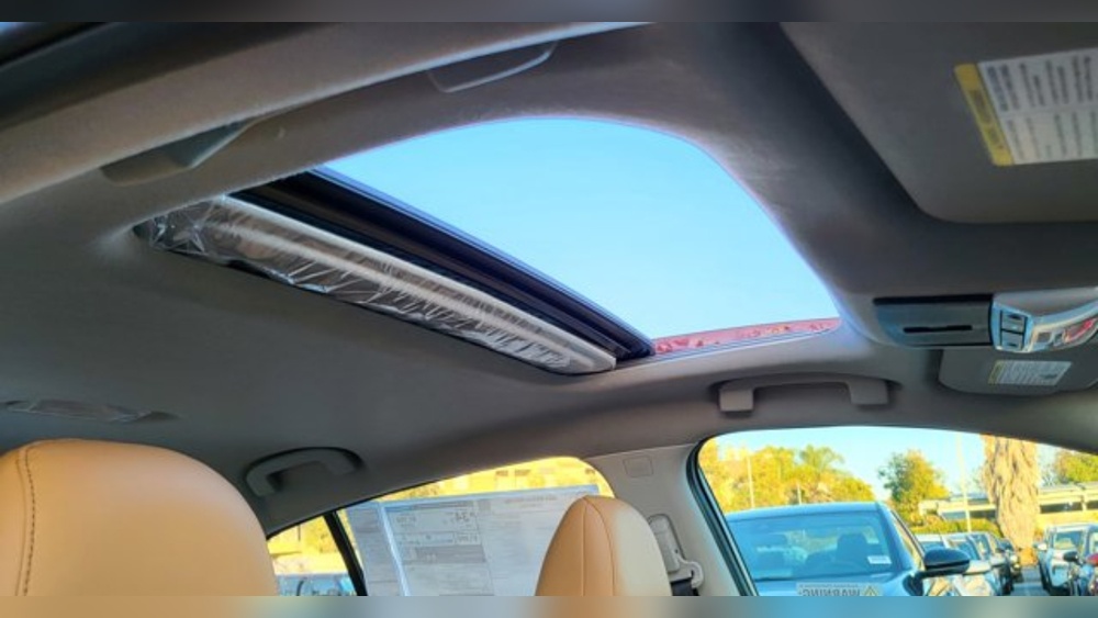 how to open sun roof