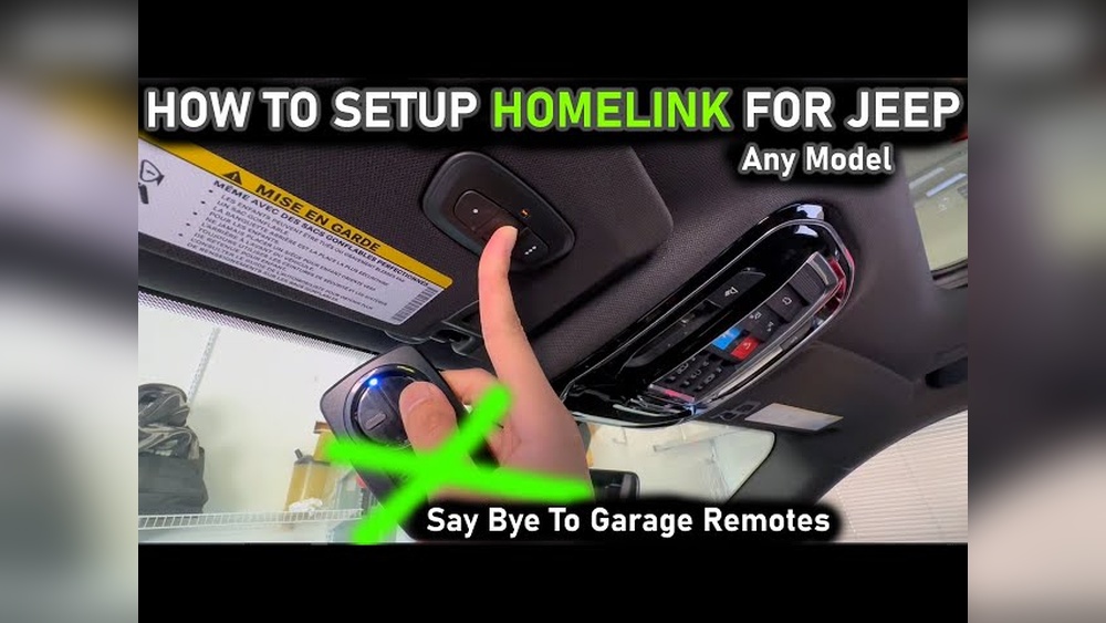 how to program jeep cherokee garage door opener