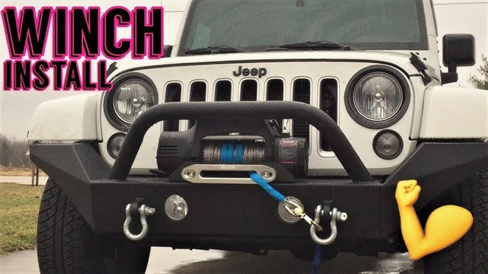 how to put a winch on a jeep