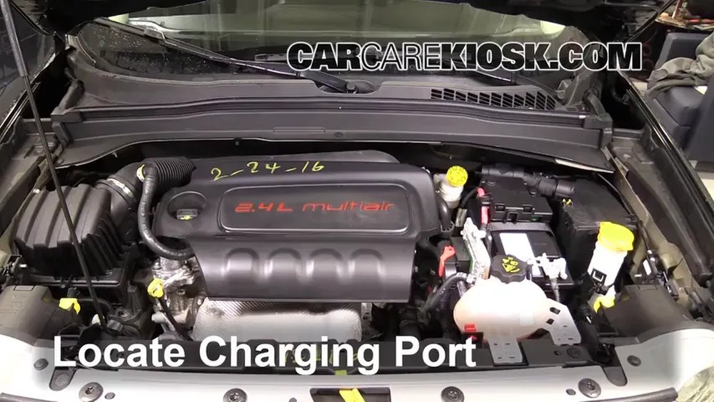 how to put freon in a jeep renegade