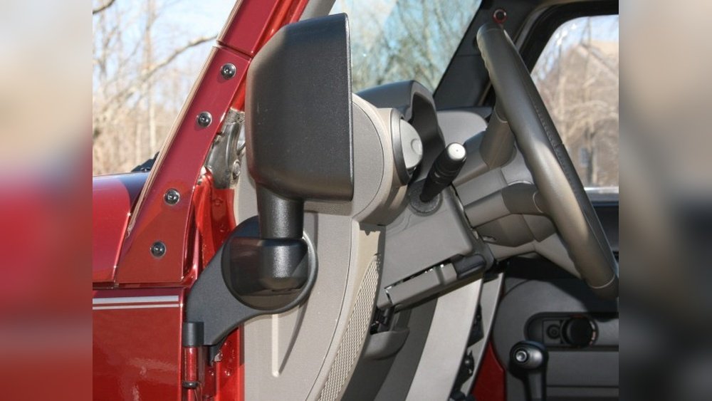 how to put mirrors on jeep without doors