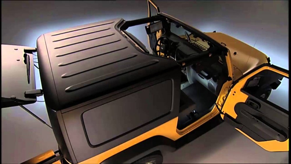 how to remove 2016 jeep wrangler hard top