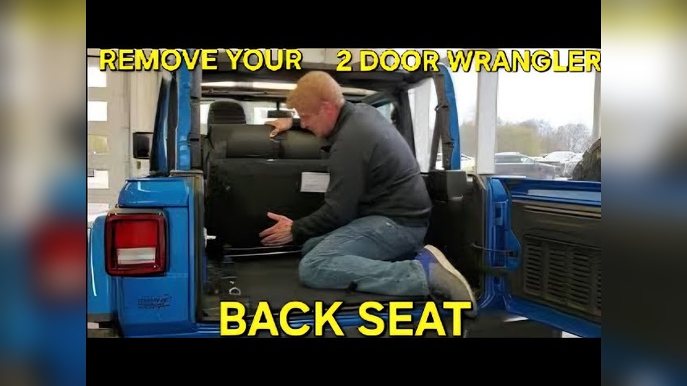 how to remove jeep back seat