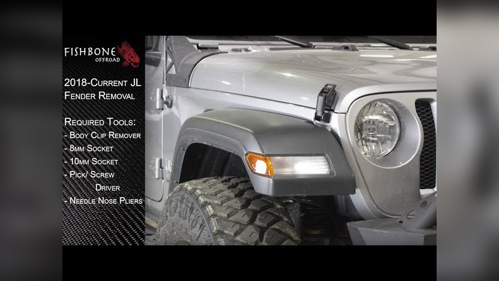 how to remove jeep fender lights