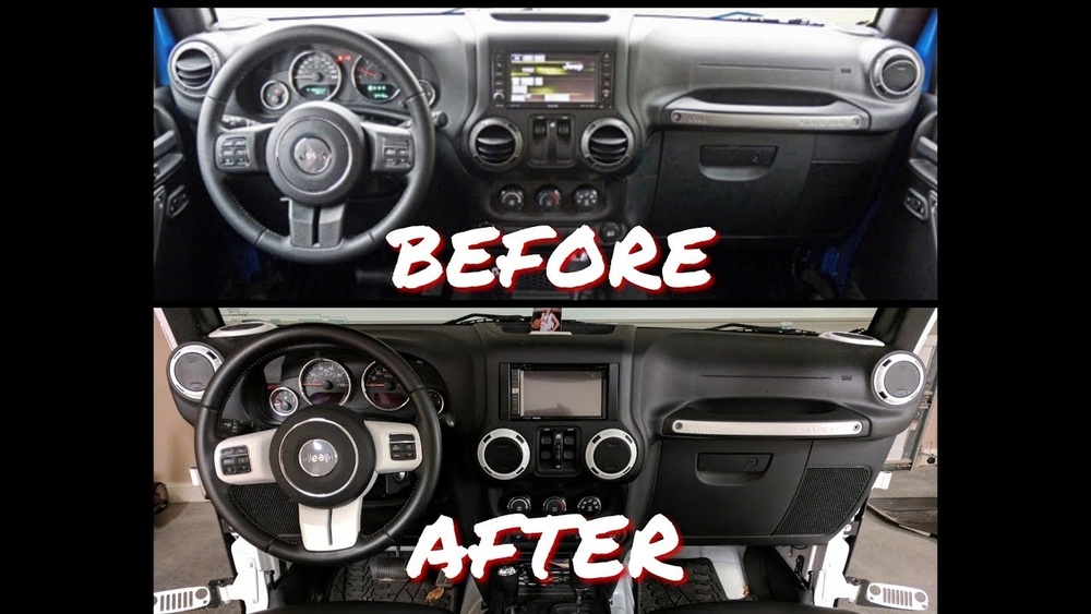 how to remove jeep interior trim