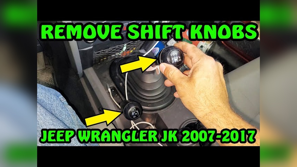 how to remove jeep shifter knob