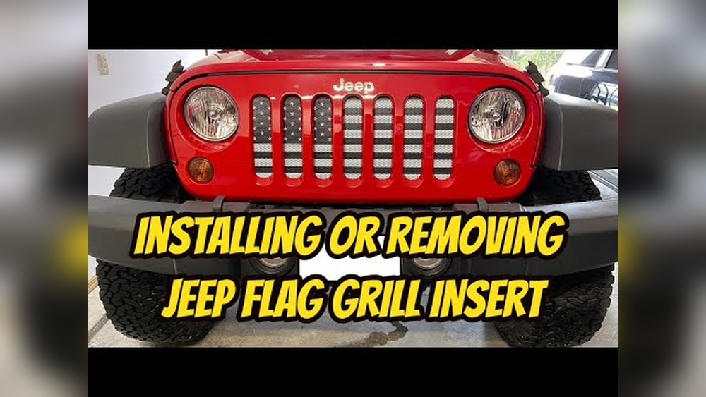 how to remove jeep wrangler grill inserts