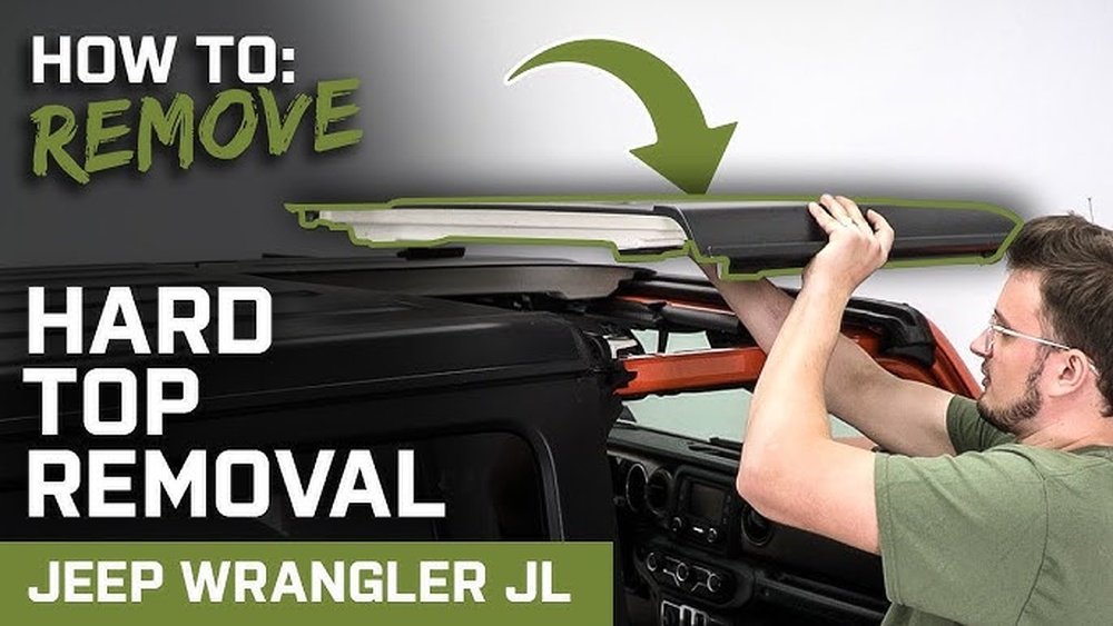 how to remove jeep wrangler jl hardtop