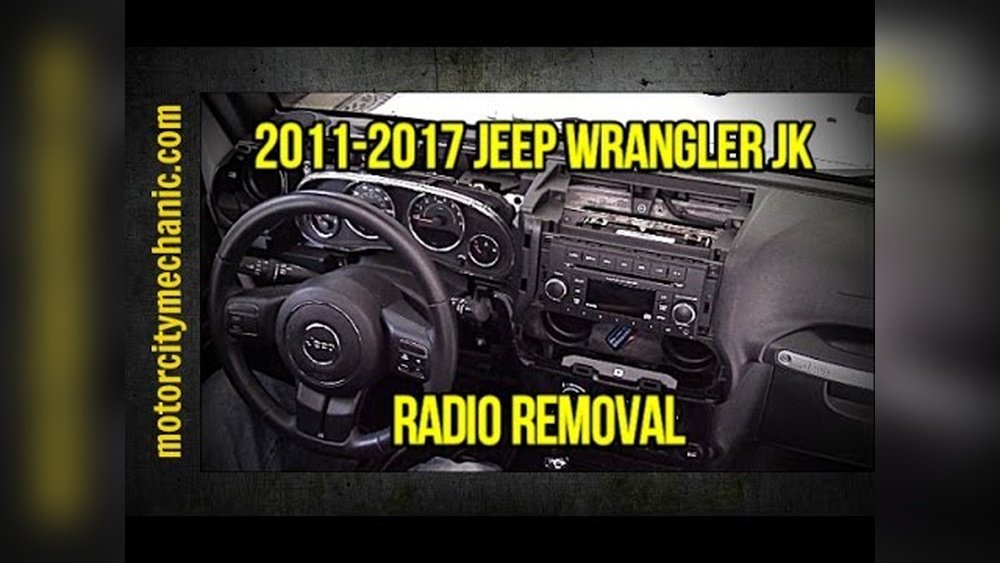 how to remove radio from jeep wrangler