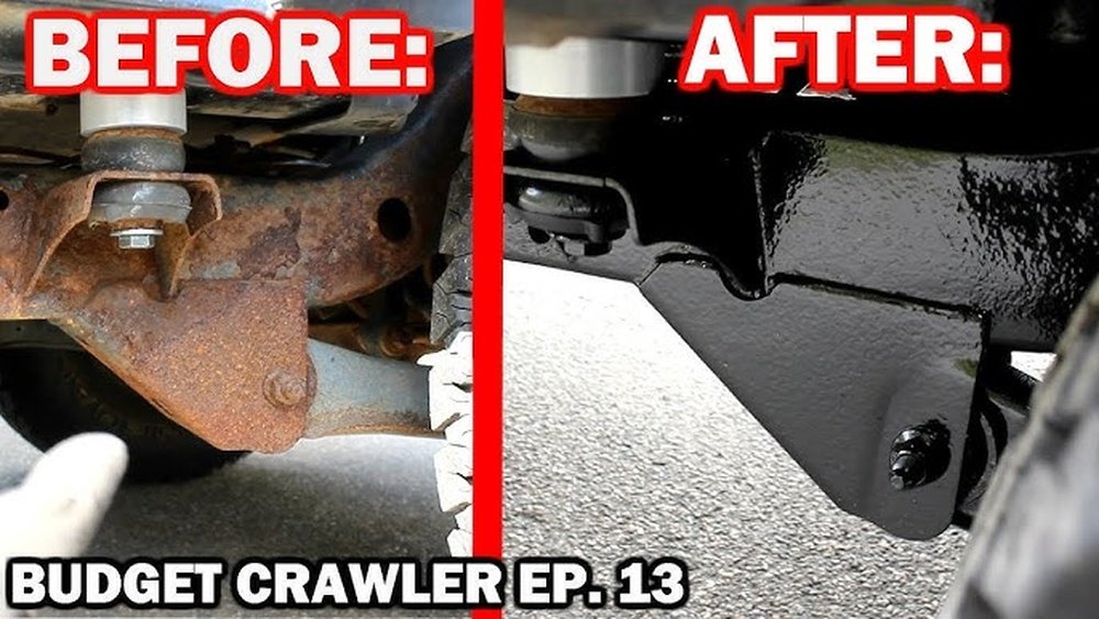 how to remove rust from jeep frame